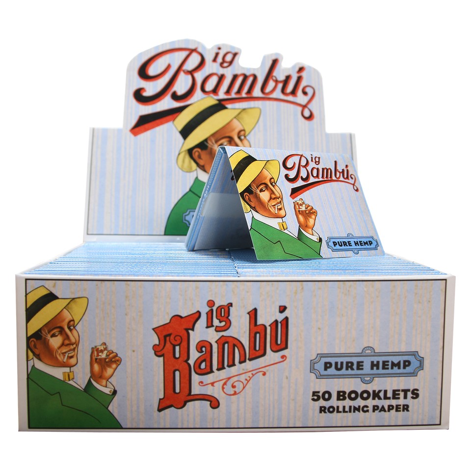 Big Bambu Pure Hemp Rolling Papers King Size 50Ct